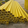 Grp Round Tube High strength grp fiberglass grey round tube , round tube fiberglass Factory